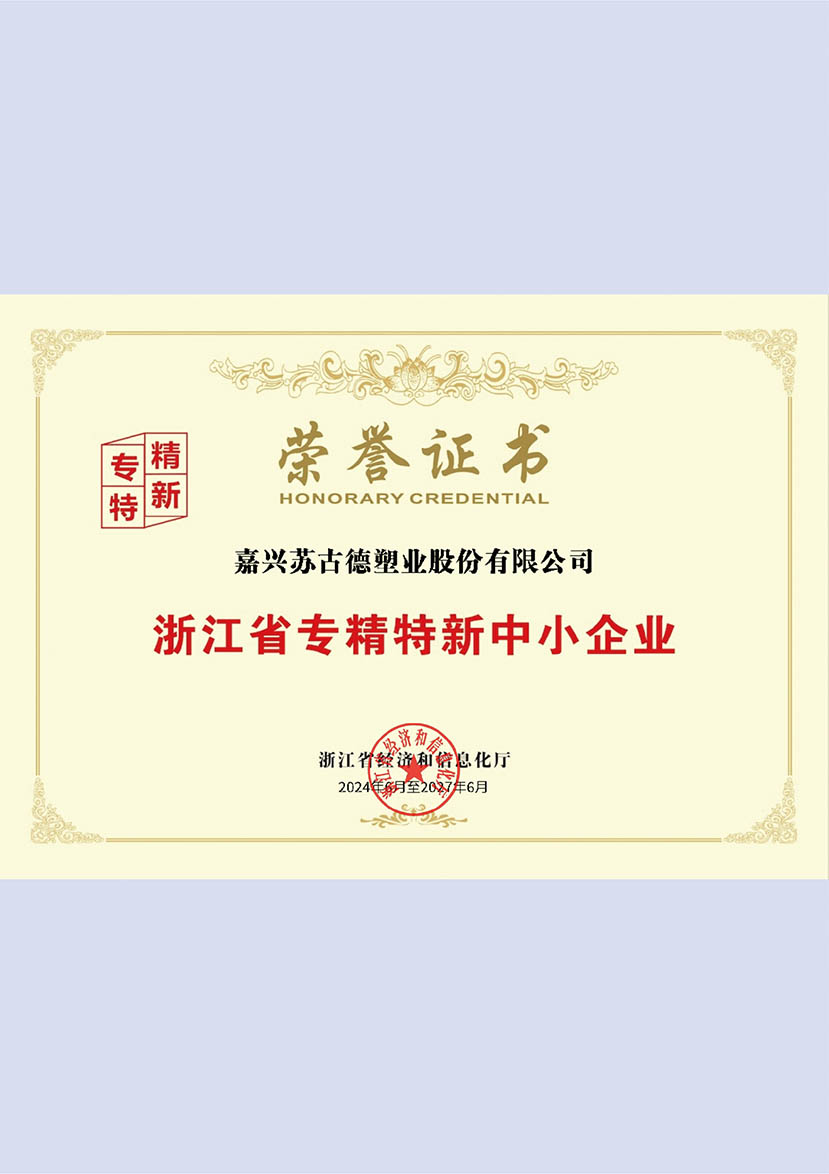 浙江省专精特新中小企业